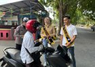 Polres Sumenep Edukasi Masyarakat Tertib Lalin Melalui Polantas Menyapa
