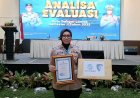 Satlantas Polres Sumenep Raih Penghargaan Terbaik I Penurunan Angka Kecelakaan Lalu Lintas Triwulan III Tahun 2025
